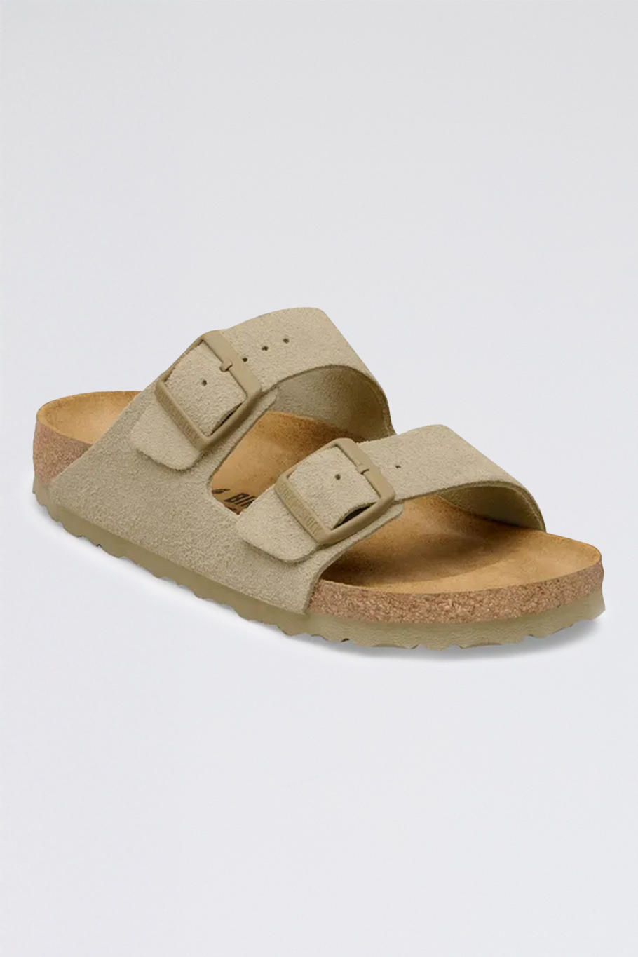 birkenstock - arizona suede - faded khaki