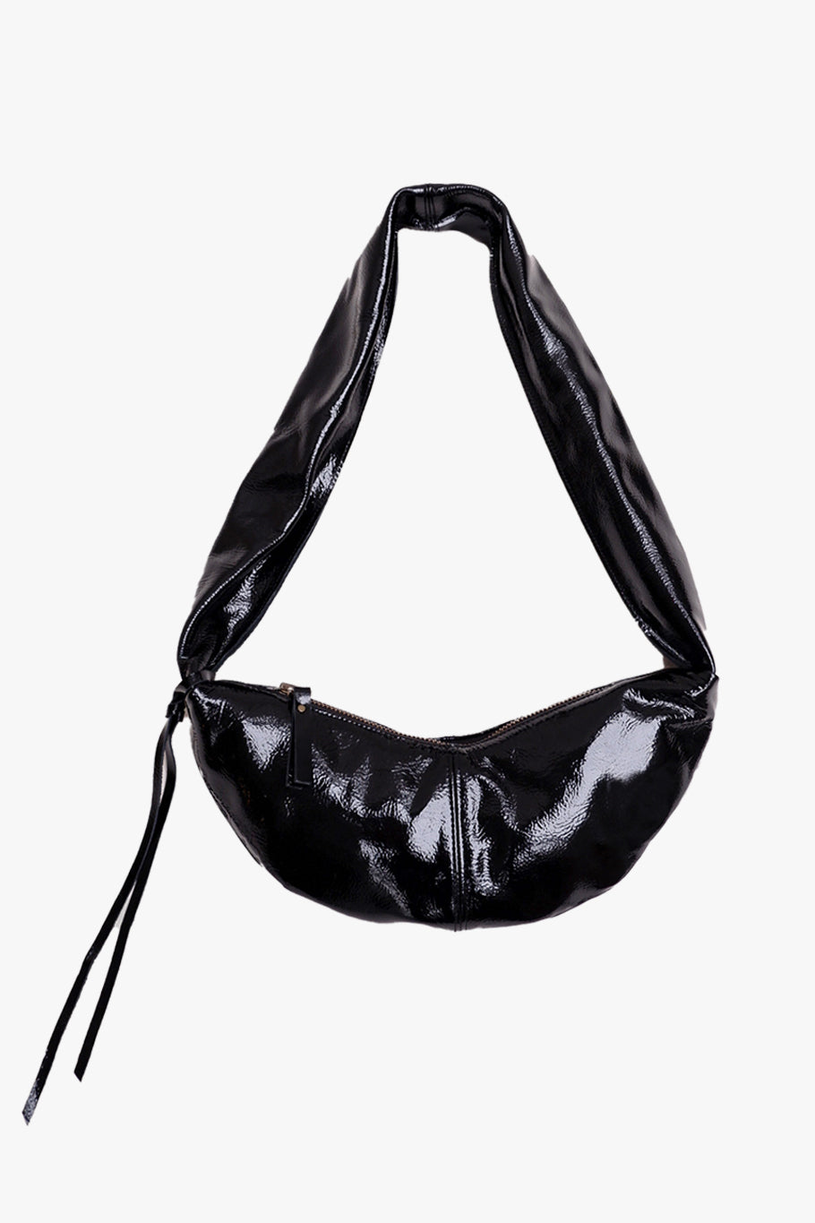 nona - banana bag XS - patent black