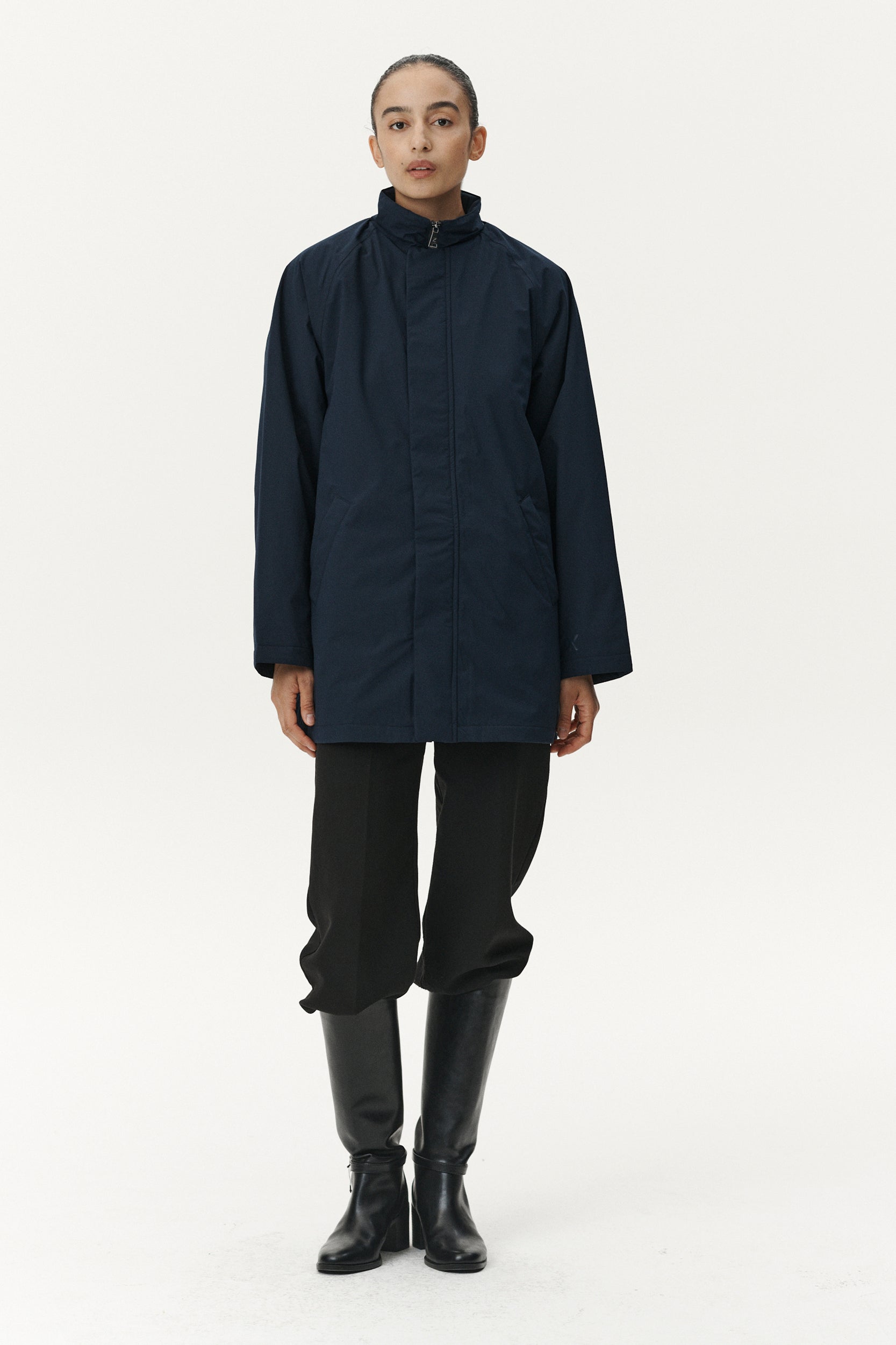 welter shelter - milly terry rib - navy
