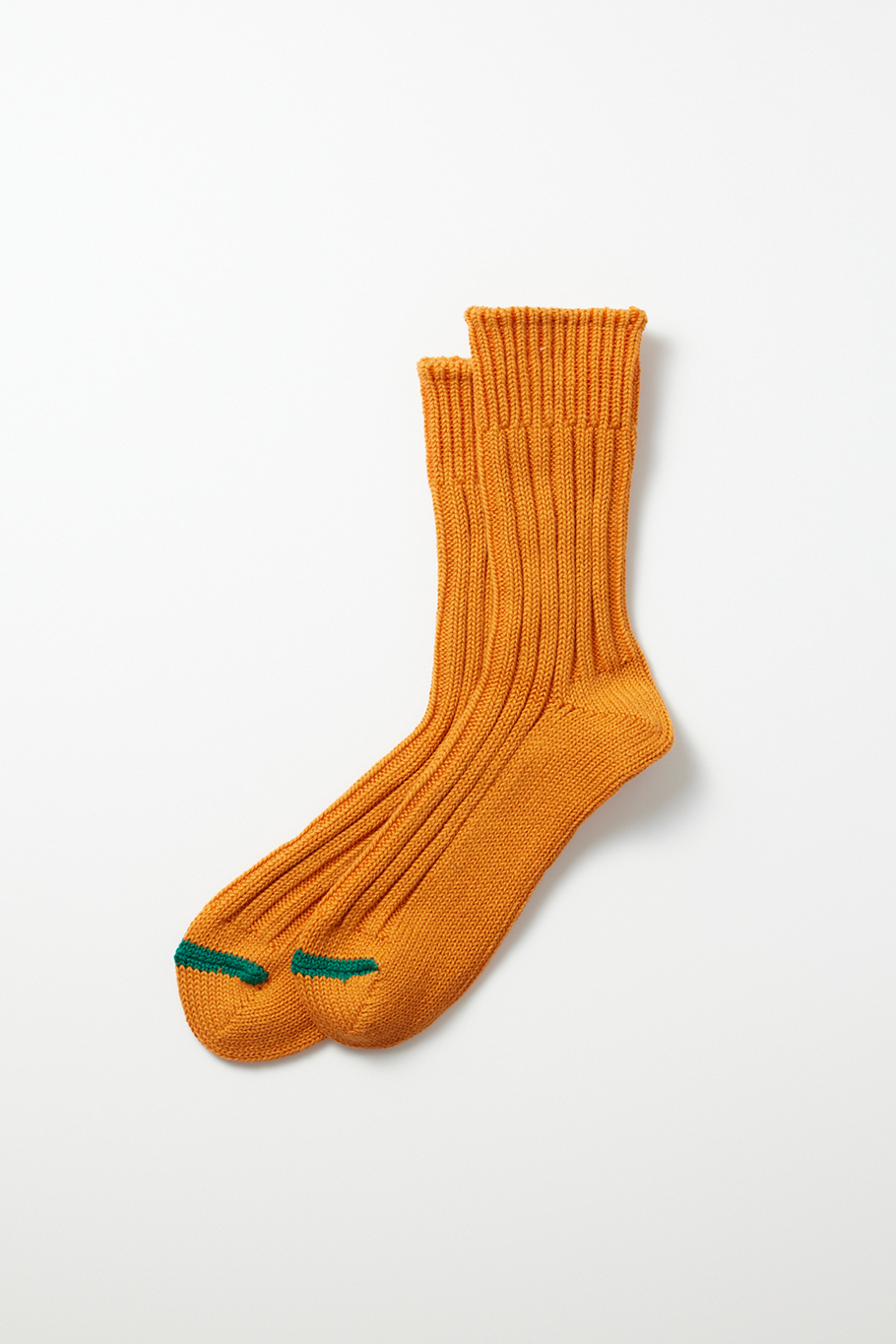 rototo - chunky ribbed crew - orange