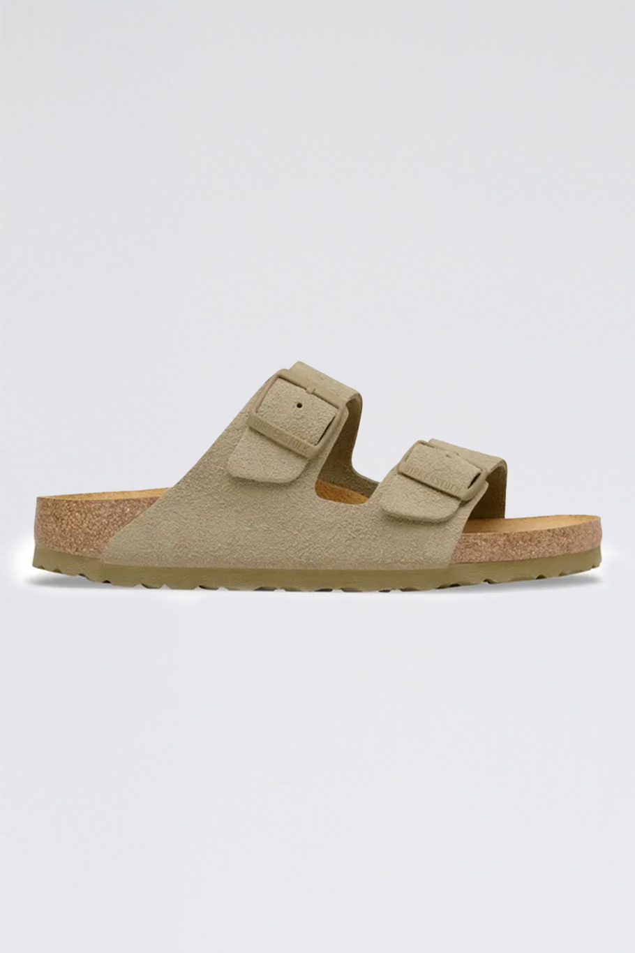 birkenstock - arizona suede - faded khaki