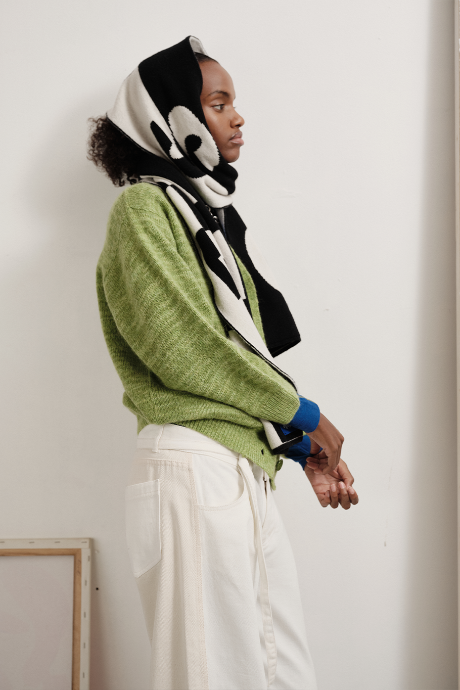 ava scarf - black