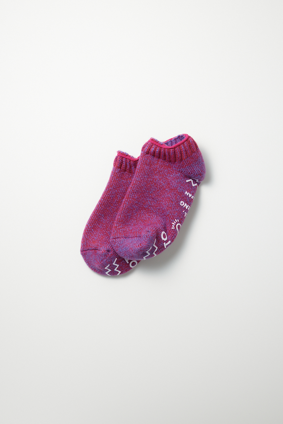 rototo - pile sockslippers - pink/purple