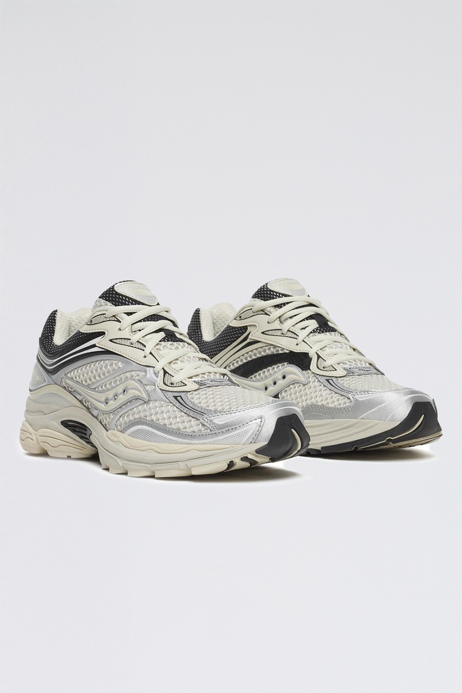 saucony - progrid omni 9 - eggshell/quartz