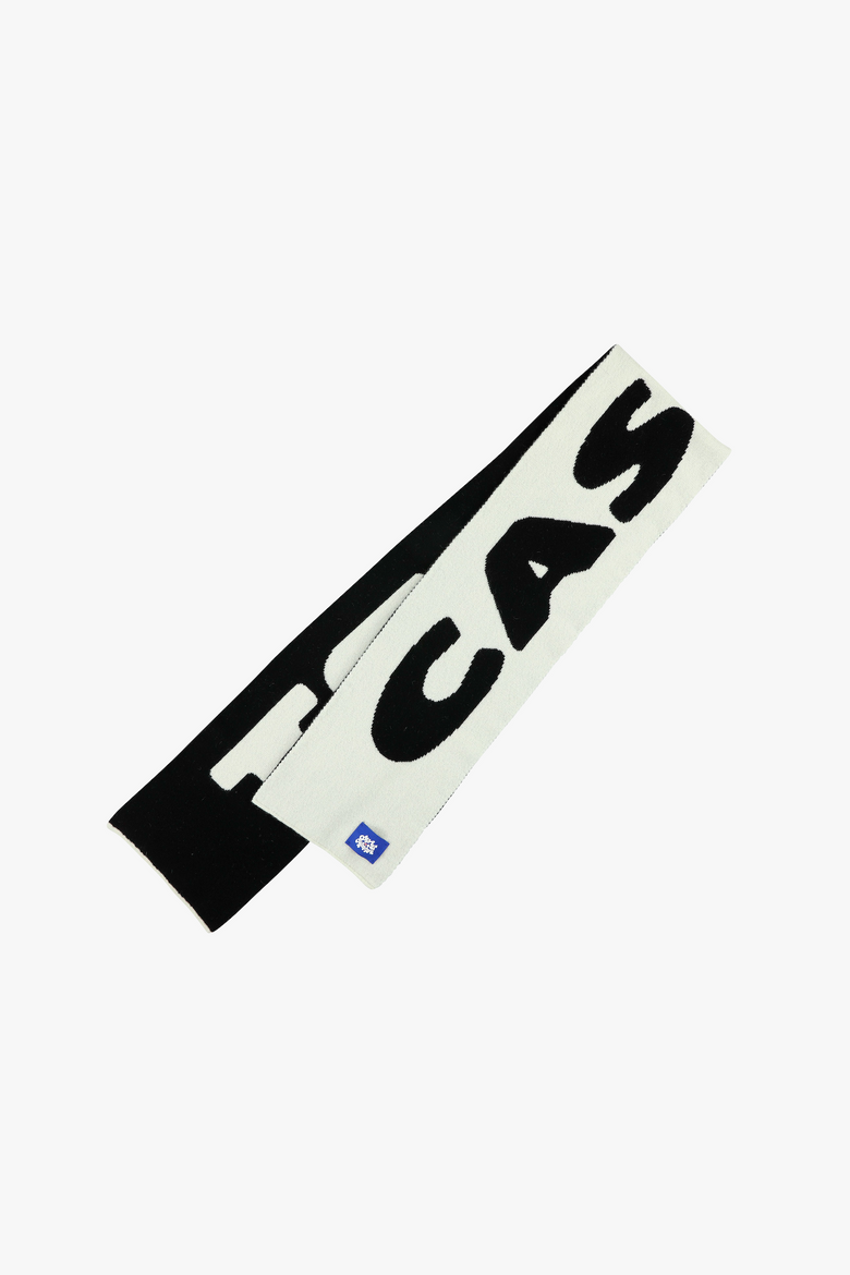 Castart logo scarf - black