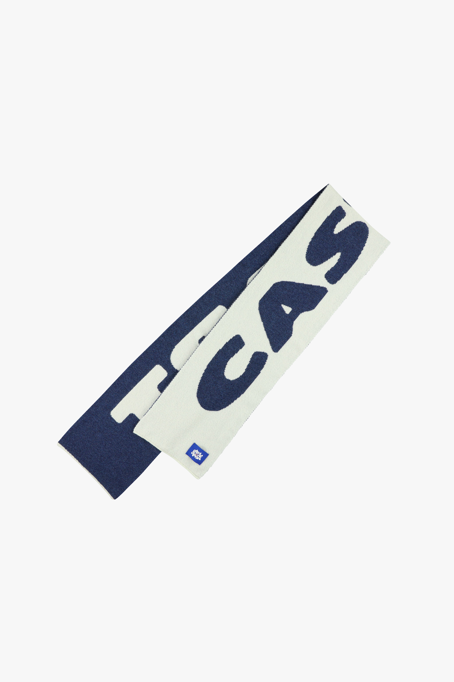 castart logo scarf - blue