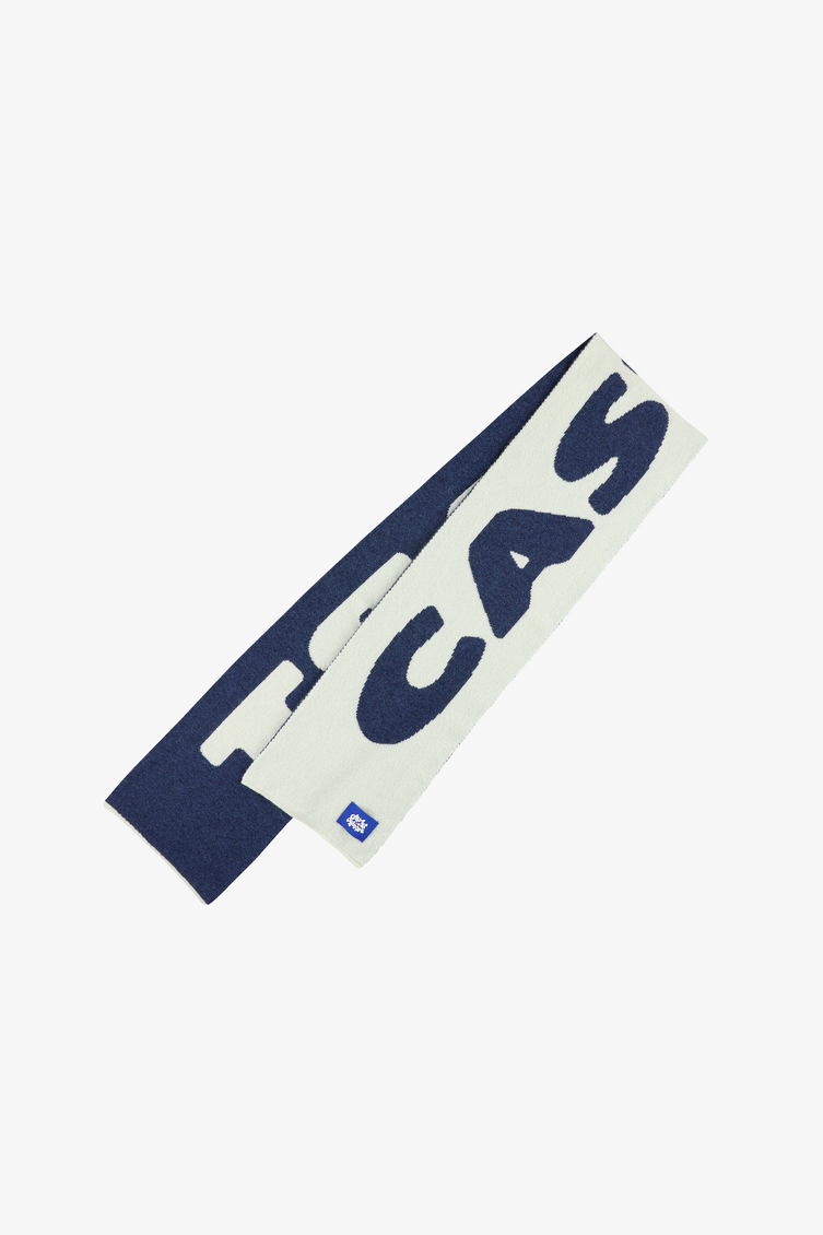 Castart logo scarf - blue