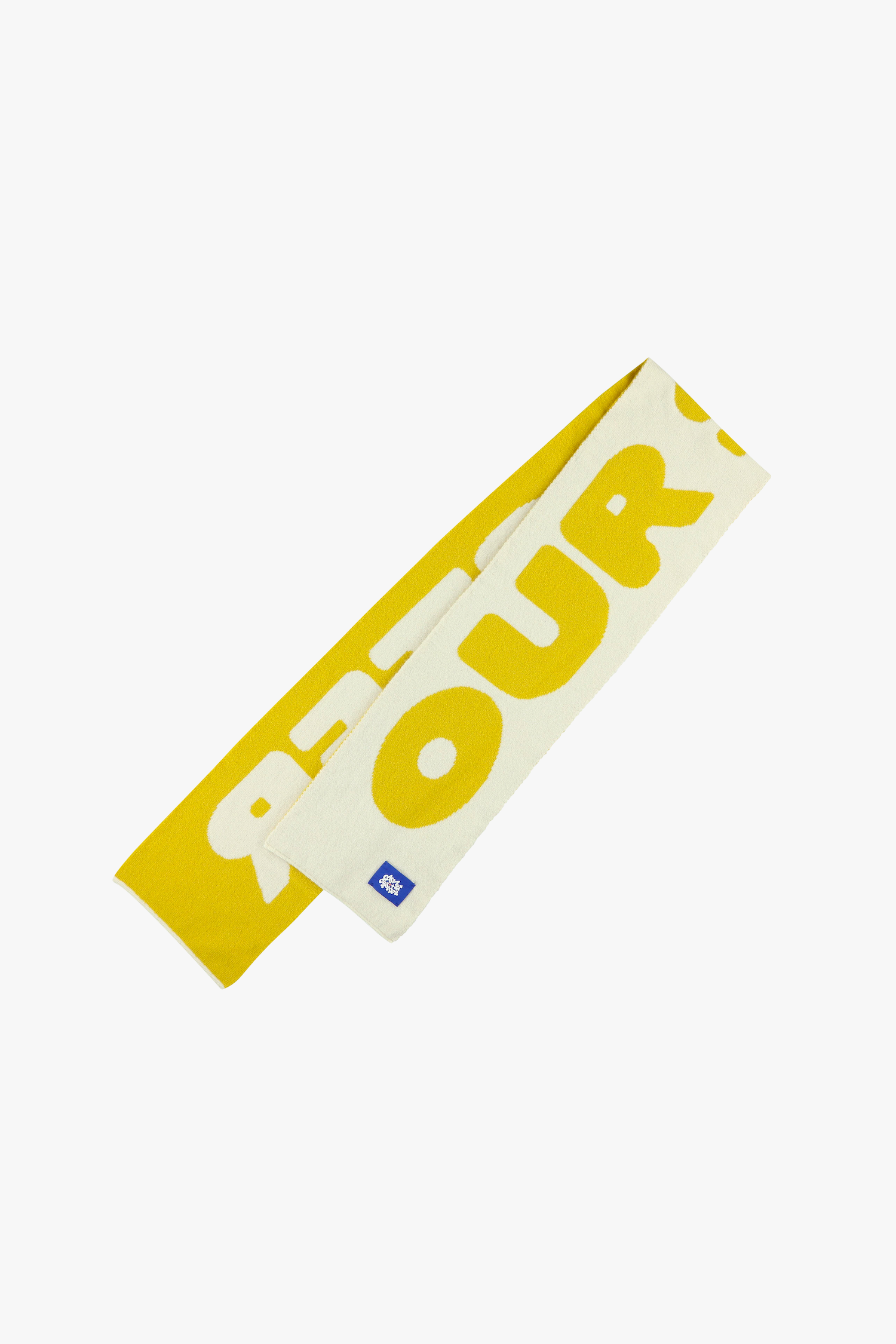 our sister logo scarf - yellow