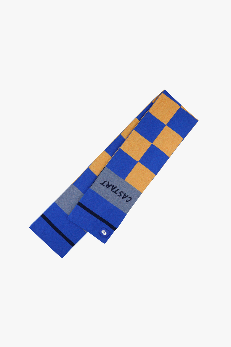 Castart logo scarf - blue
