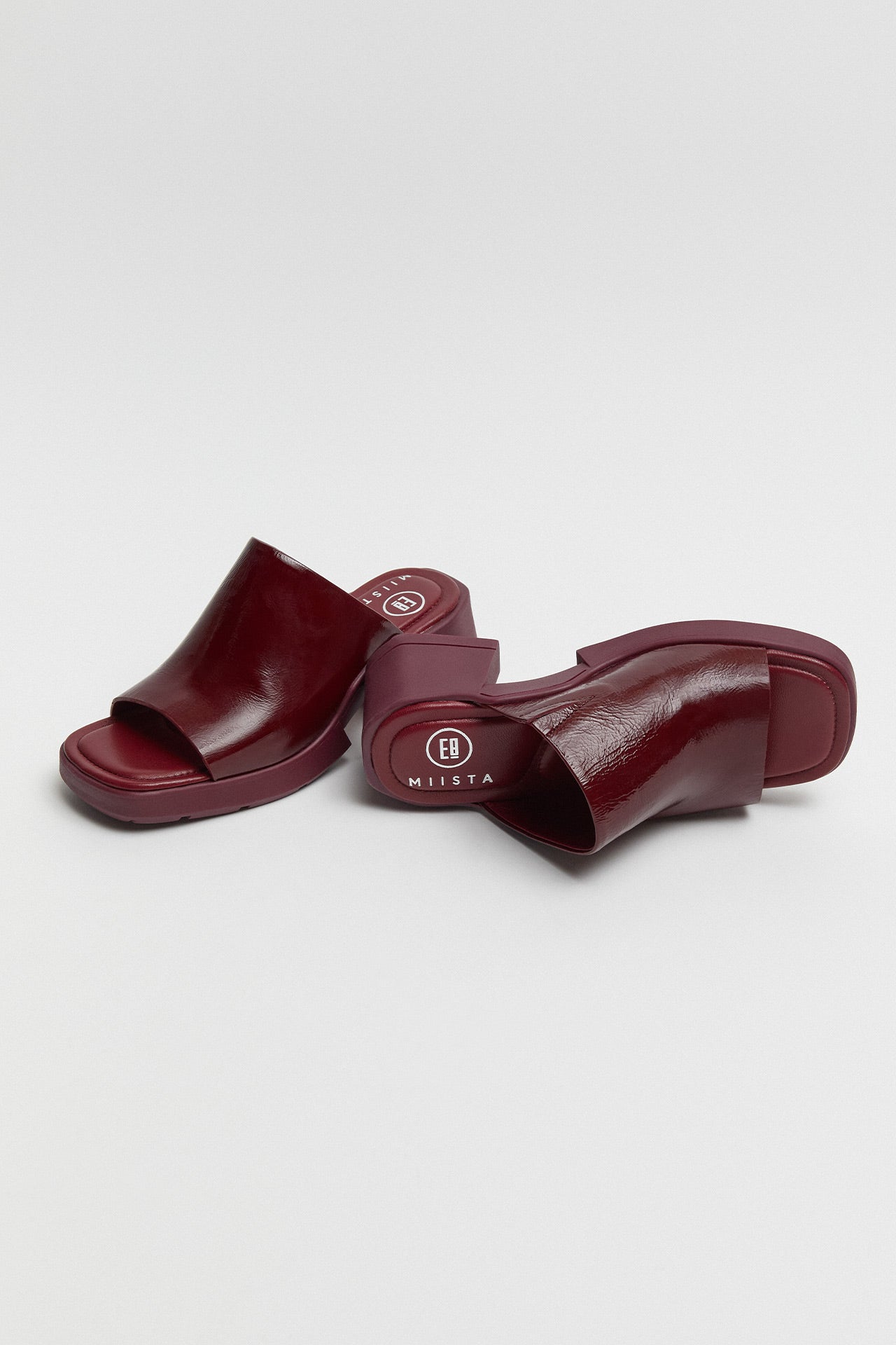 miista - clarin burgundy mule sandal