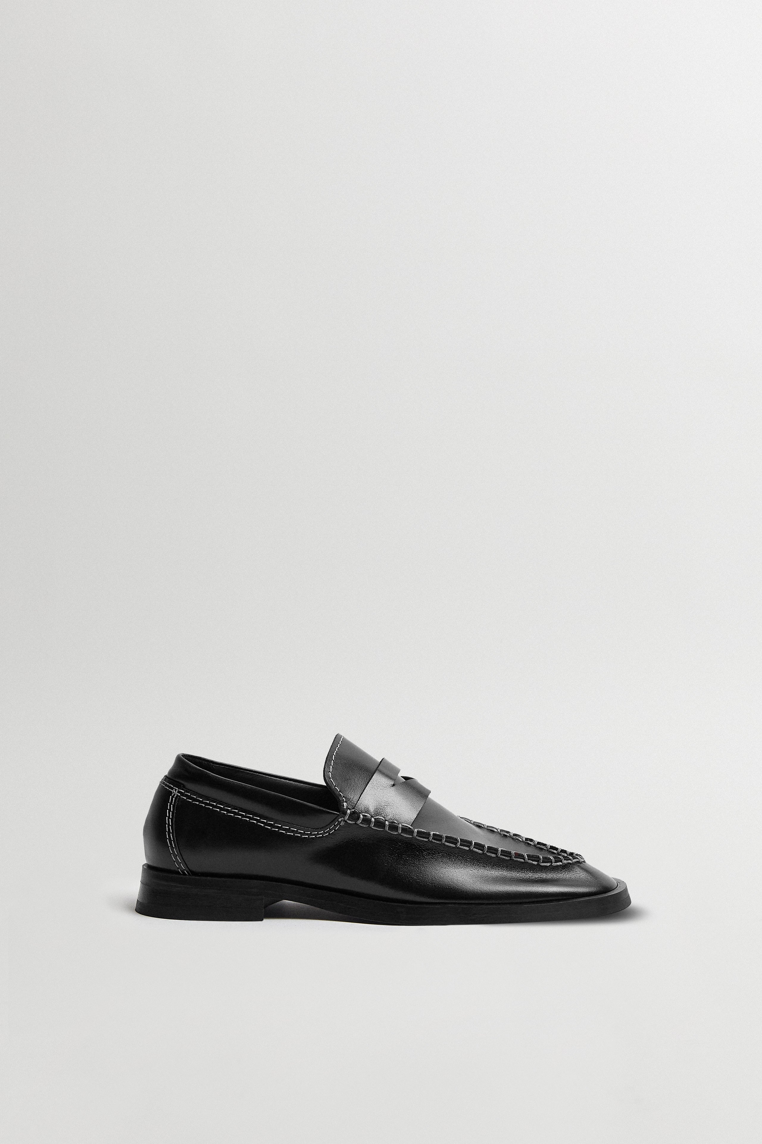 miista - lucan penny loafers - black