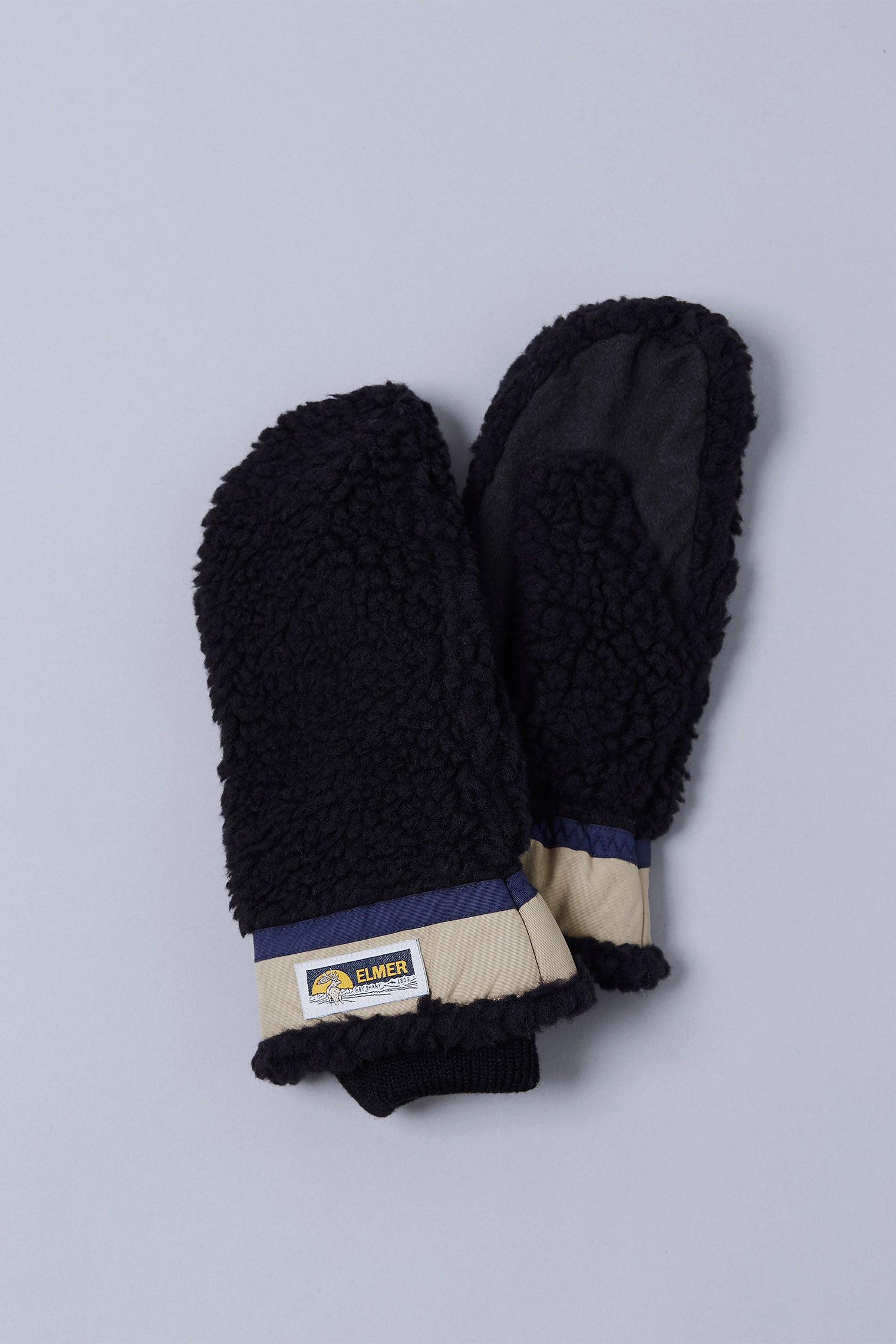 elmer | teddy gloves - black