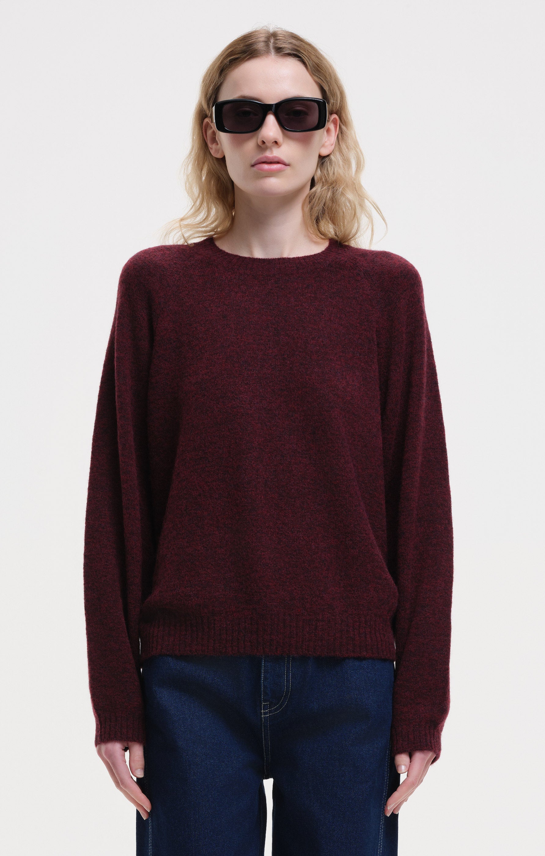 teddy bear - burgundy