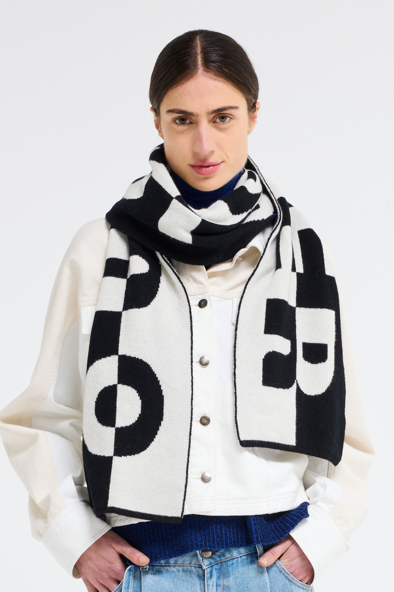 ava scarf - black
