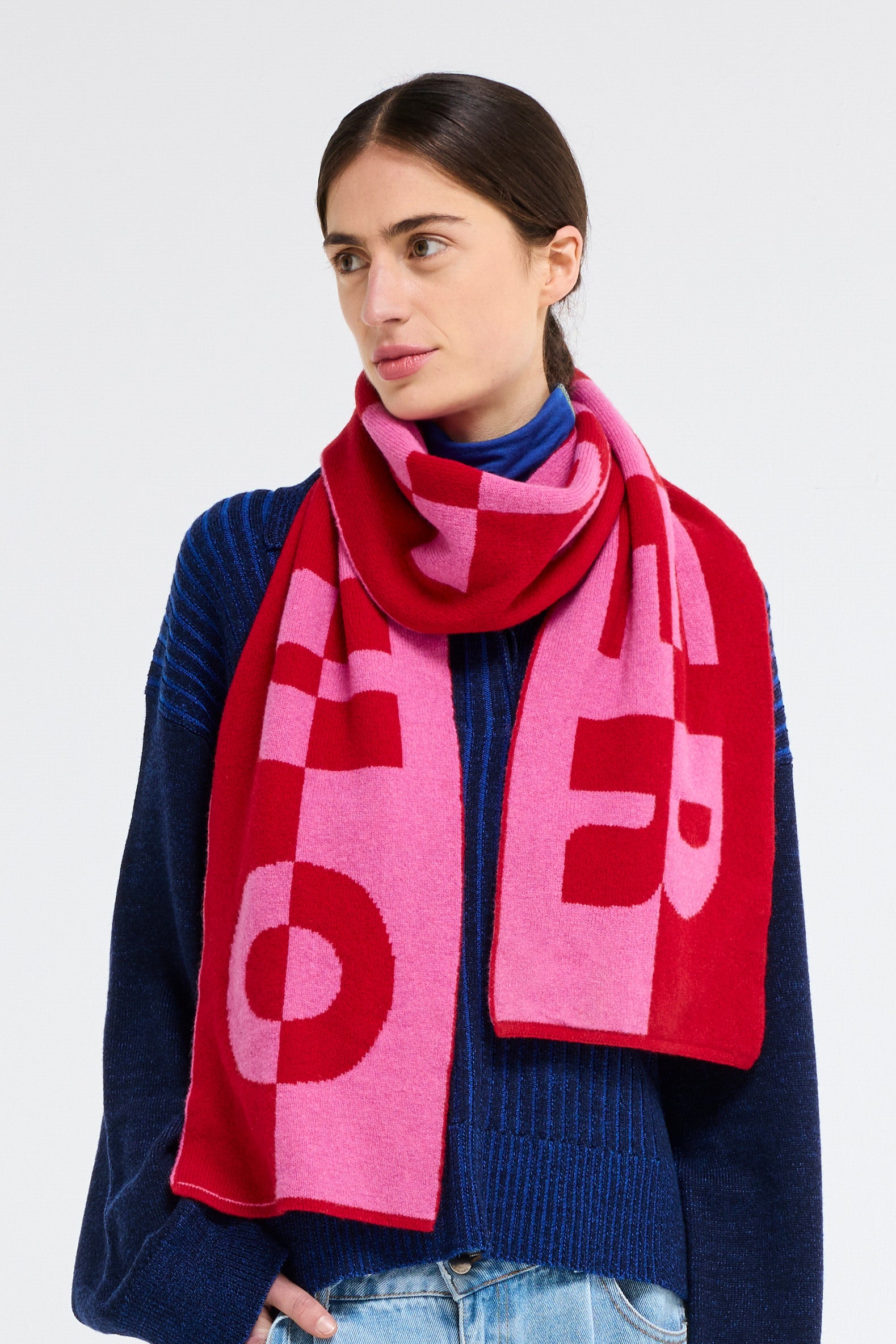 ava scarf - pink