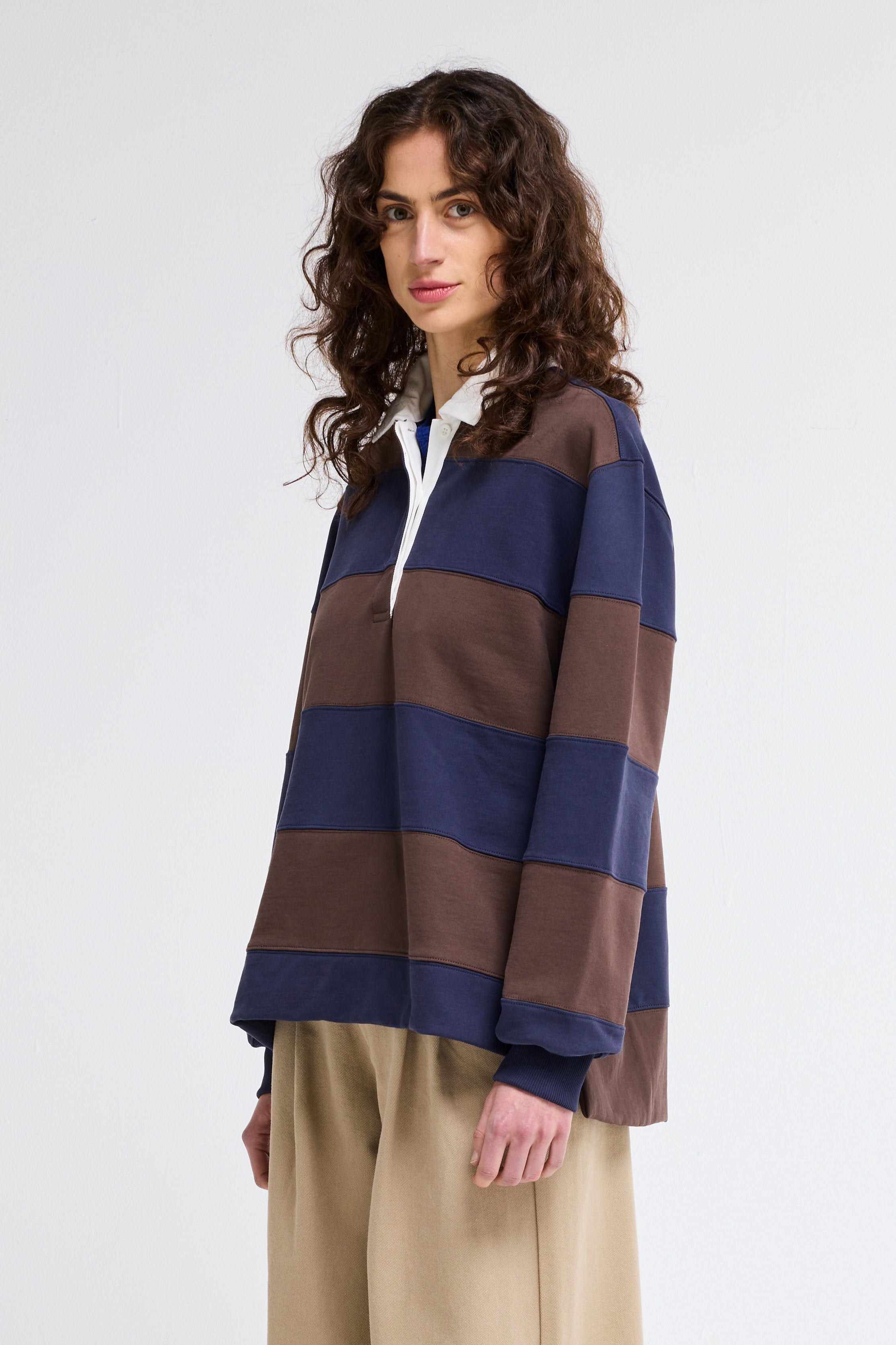 brice - navy stripe