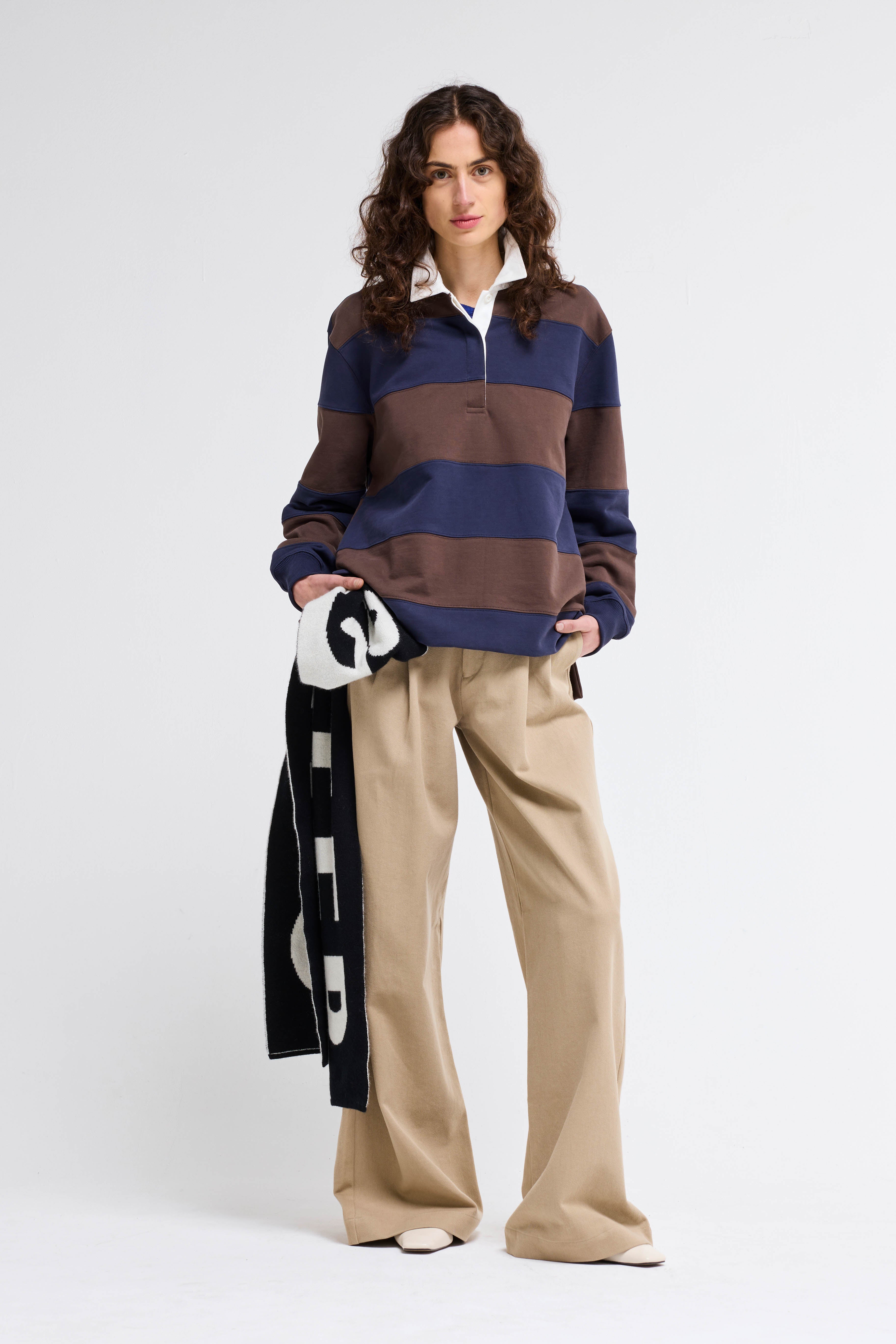 brice - navy stripe