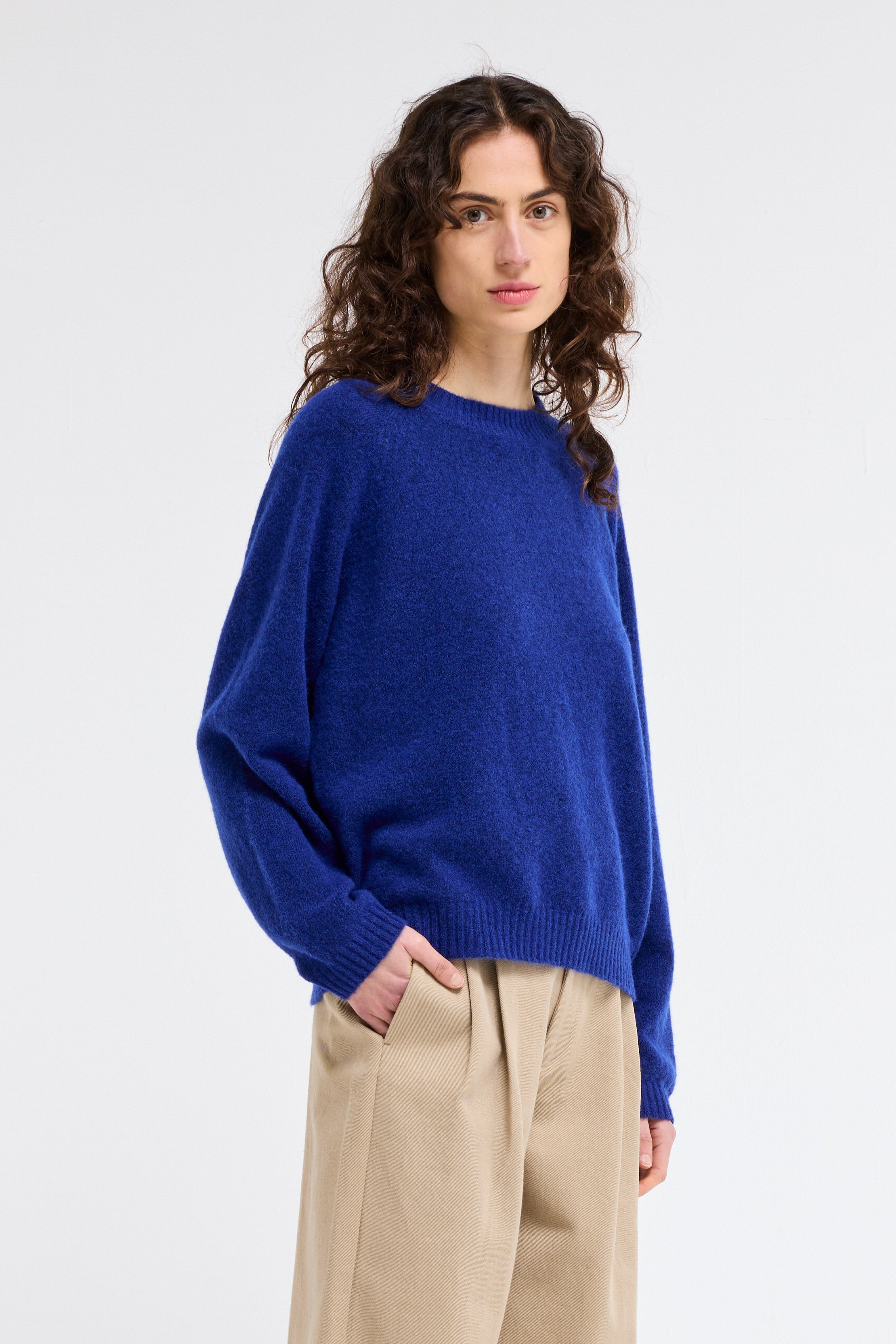 teddy bear - electric blue