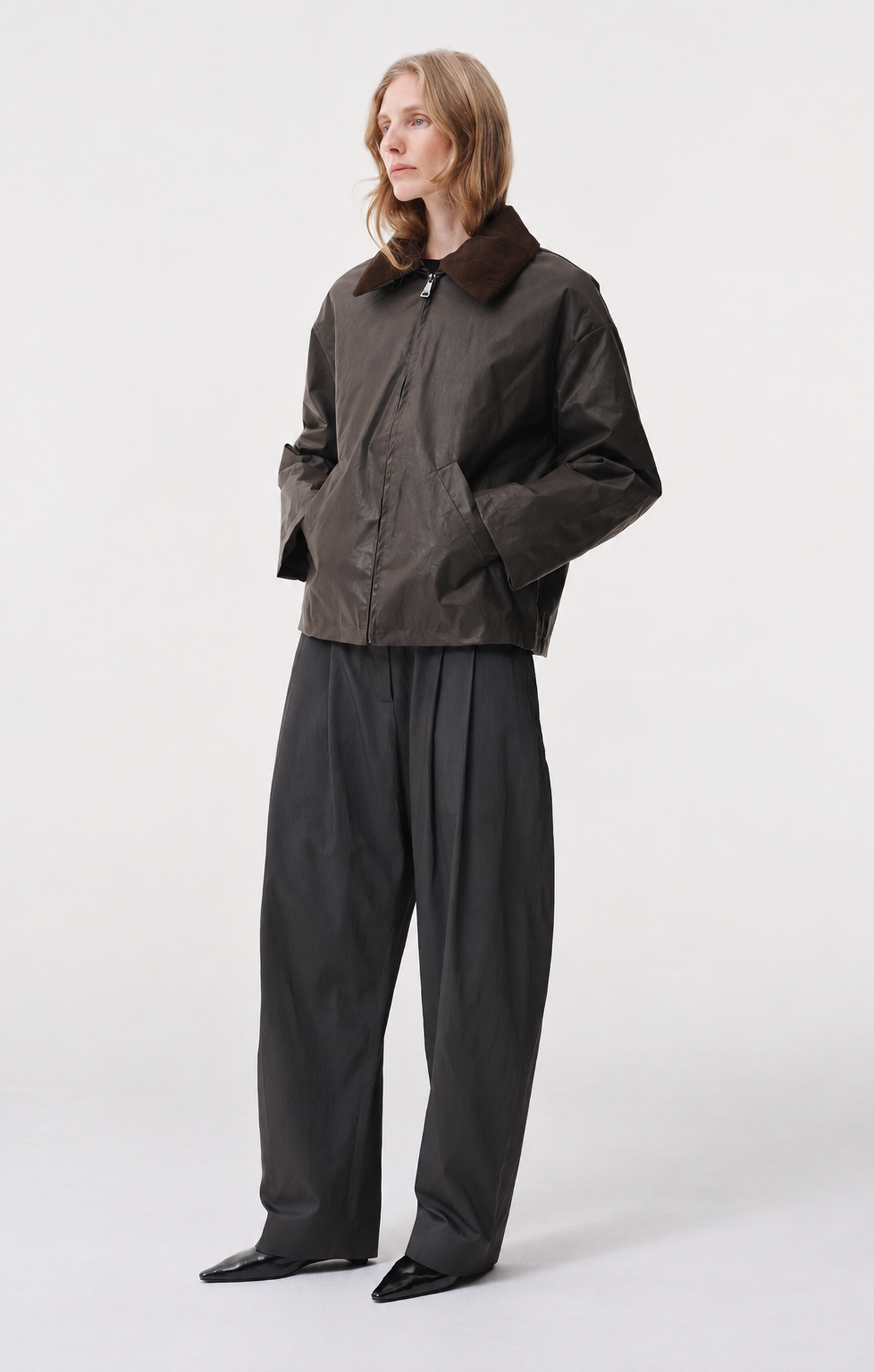 welter shelter - jack waxed - dark brown
