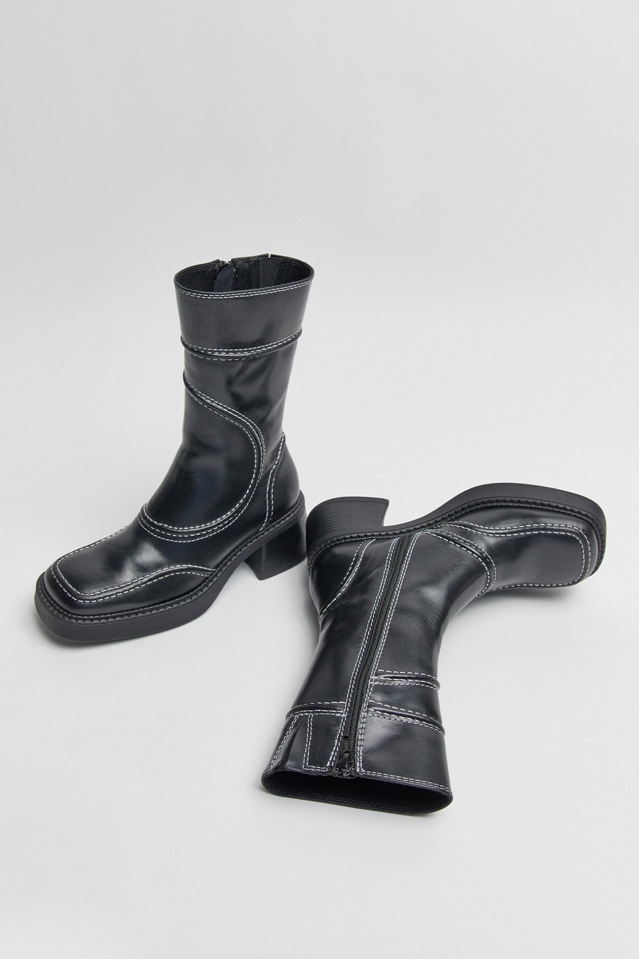 miista - malene black ankle boots